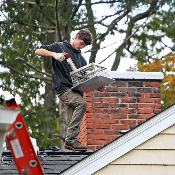 basic chimney flue cover install in Stamford CT